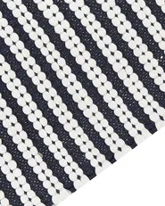 Teppich SOFULU Marineblau 80 x 150 cm Baumwolle_842833