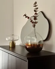 Blumenvase RAZALA 40 cm Glas Bunt_1177657