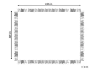 Tagesdecke YERBENT Baumwolle 220 x 240 cm Grün_1041048