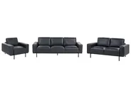 Sofa Set 6-Sitzer SOVIK Kunstleder Schwarz_1041367