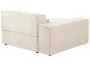 Modul Ecksofa 3-Sitzer HELLNAR Samtstoff Hellbeige rechtsseitig_910718