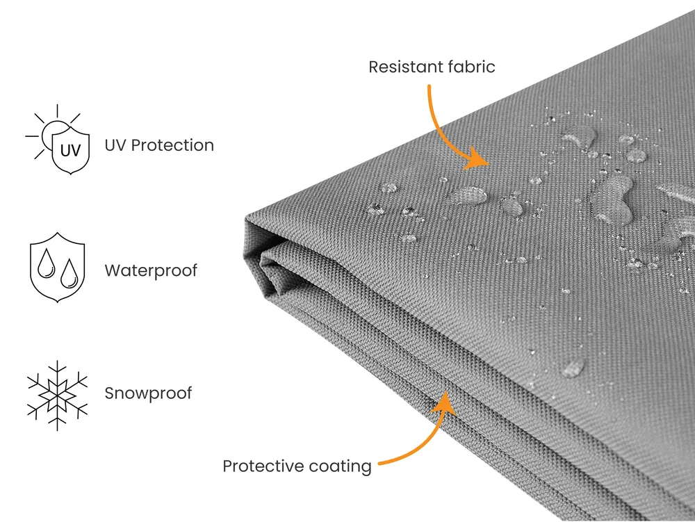 Rain Cover CHUVA 205 cm 75 cm 50 cm Grey_929783