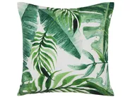 Gartenkissen 2er Set PAVELLI Pflanzenmuster 45 x 45 cm Grün_776719