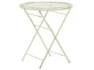 Outdoor Bistrotisch BIVIO 70 cm 70 cm Metall Hellgrün_806651