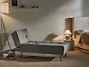Chaiselongue ALSTEN Stoff Dunkelgrau