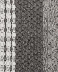 Teppich AKKAYA Grau 140 x 200 cm Wolle_754725