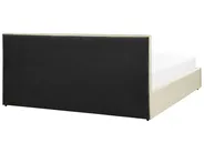 Bett mit Stauraum DREUX Stoff Beige 180 x 200 cm_861189