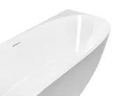 Eckbadewanne PARNAIBA 170 x 80 cm Weiß rechtsseitig_1017377