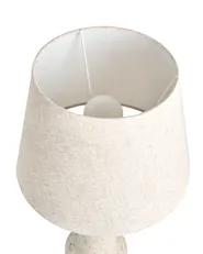 Table Lamp HUMUYA Ceramic Light Beige_1032842