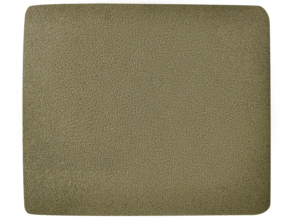 Living Room Set 3 Seater ASKER Boucle Dark Green_932698