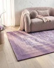 Teppich AMADO Violett 160 x 230 cm Viskose_1059455