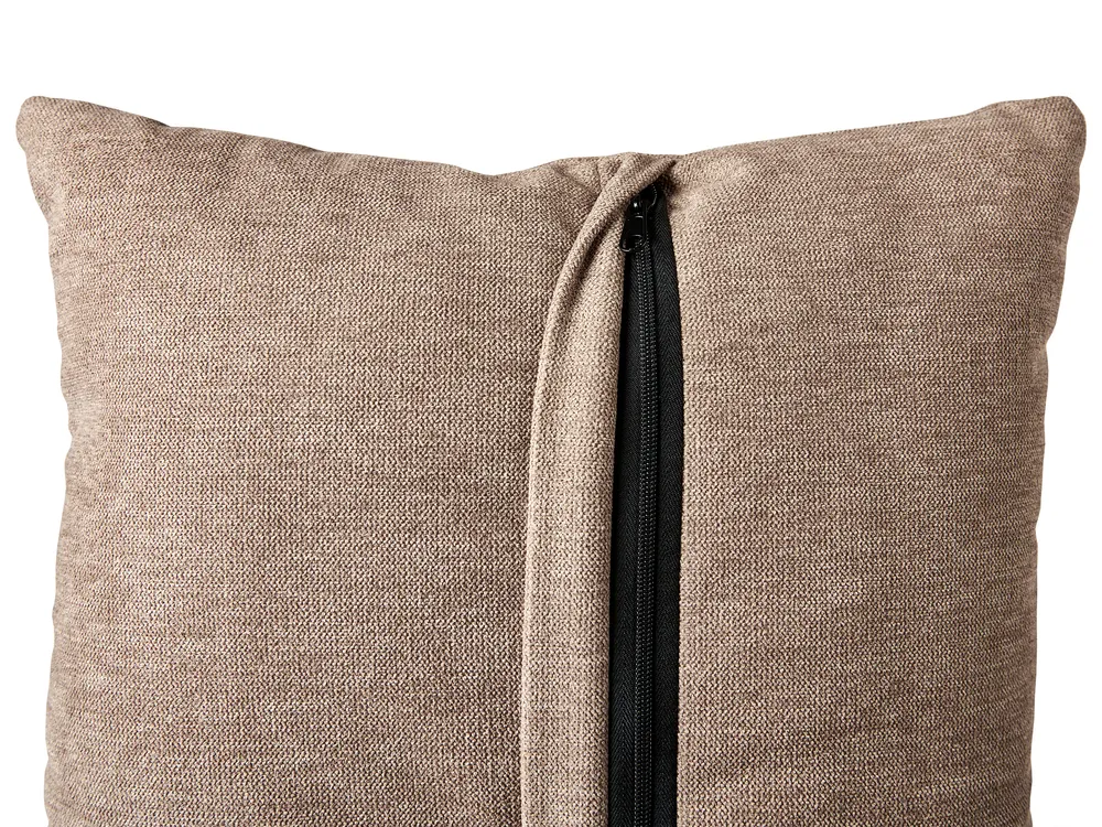 Sofa 3-Sitzer SKIVE Stoff Hellbraun_946777