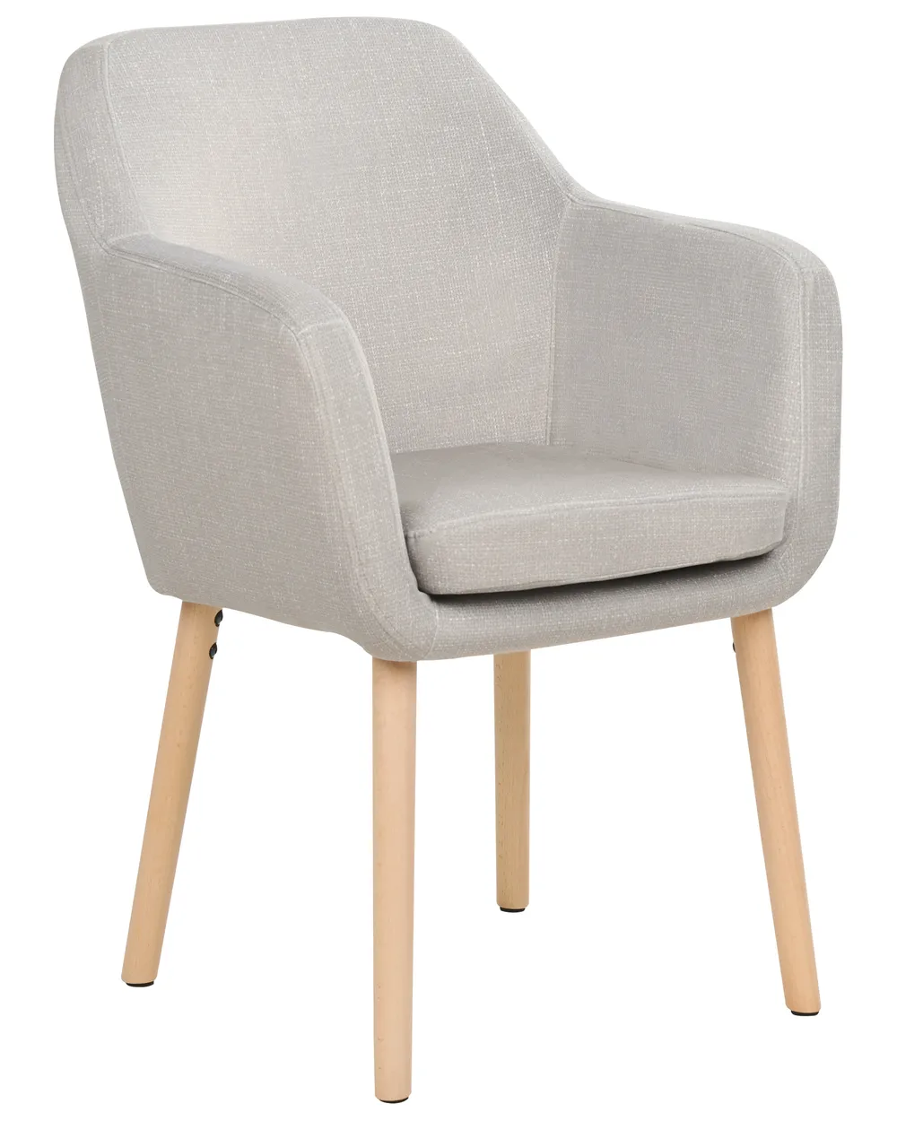 Esszimmerstuhl YORKVILLE II Samtstoff Taupe