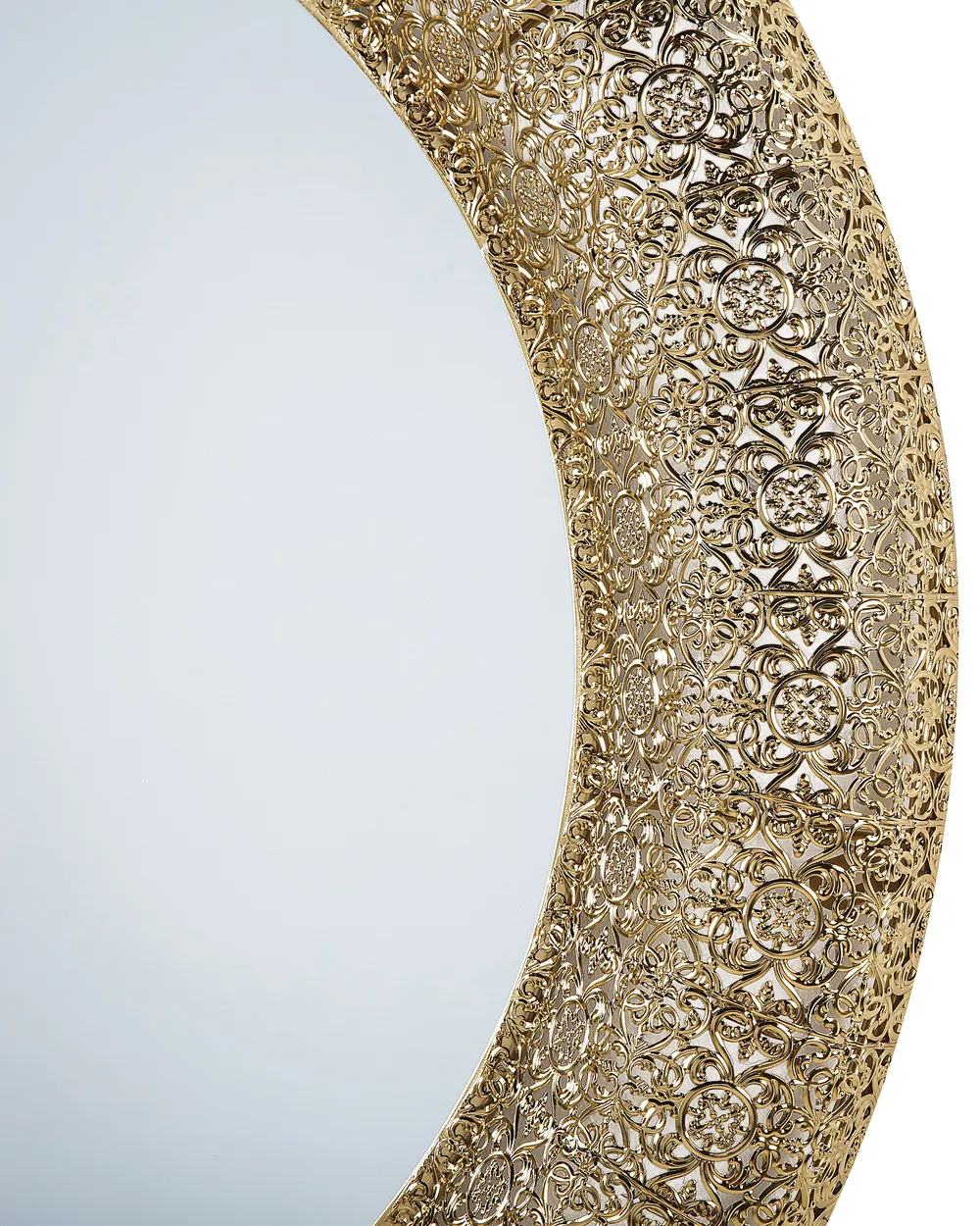 Wall Mirror CHANNAY 80 cm 80 cm Metal Gold_704588