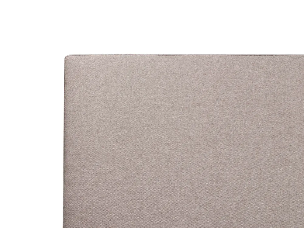 Bett mit Stauraum CASTELNAVET Stoff Taupe 180 x 200 cm_972949