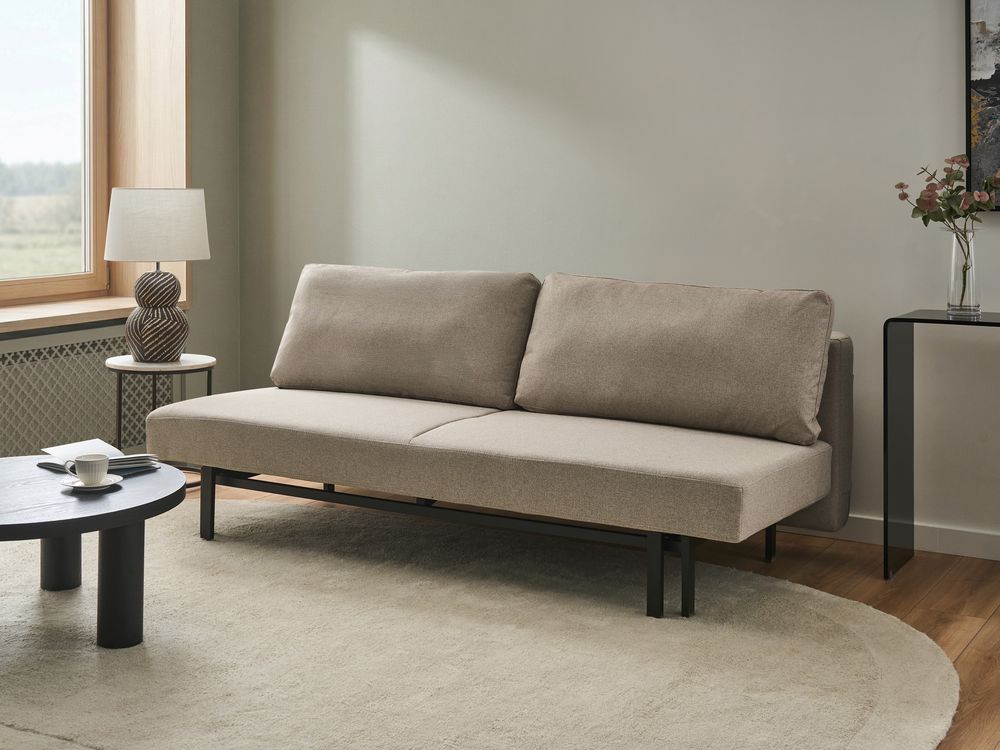 Slaapbank 3-zits ROYKKA Stof Beige