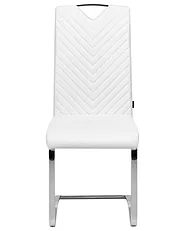 Set of 2 Dining Chairs PICKNES Faux Leather Off-White_1156948