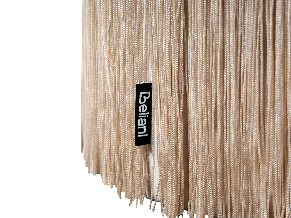 Pouf VIRGINIA Samtstoff Taupe_1024945