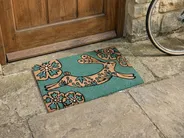 Doormat CLARK Teal 40 x 60 cm Rabbit Coir_1050955
