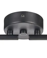 Spot à 4 lumières ERMA Réglable Métal Noir_856292