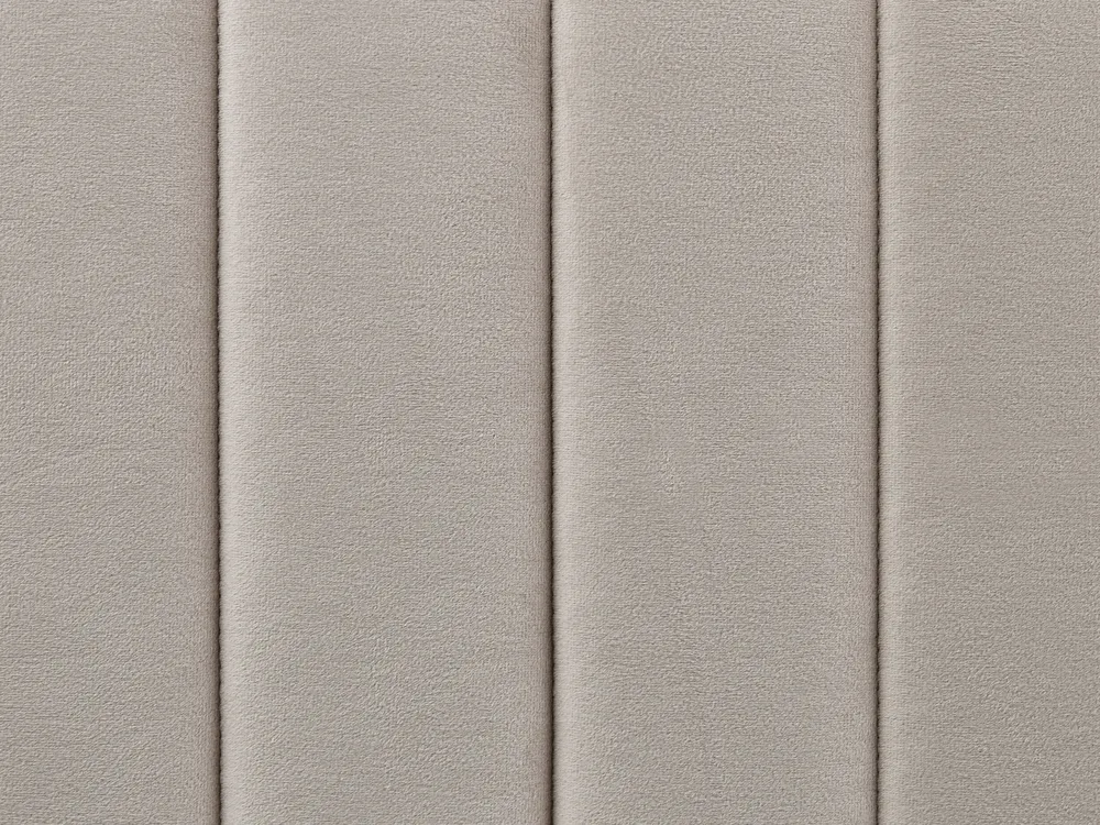 Bett mit Lattenrost Samtstoff LUNAN 140 x 200 cm Taupe_803460