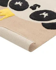 Kinderteppich BUNAN Beige 80 x 150 cm Baumwolle_866802