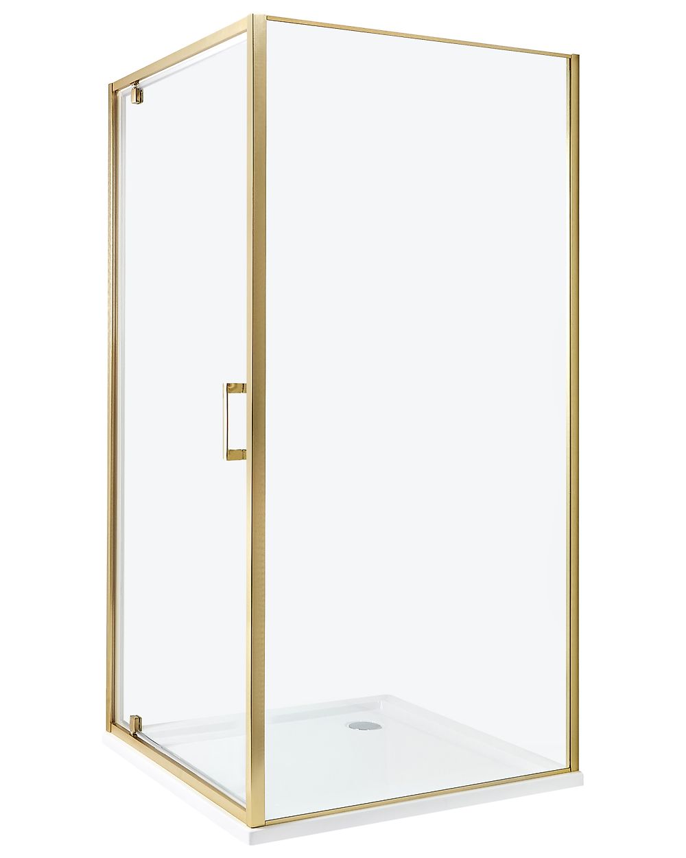 Cabine de douche DARLI 90 x 90 x 185 cm Doré