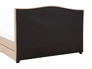 Bed with Storage Drawers MONTPELLIER Fabric Beige 160 x 200 cm (EU King Size)_754247