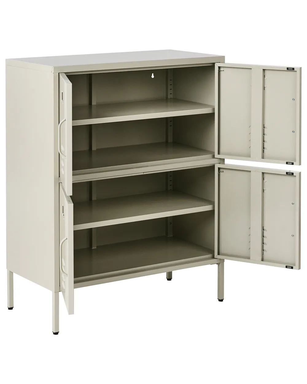Storage Unit HOLBECK Metal Light Beige_1043137