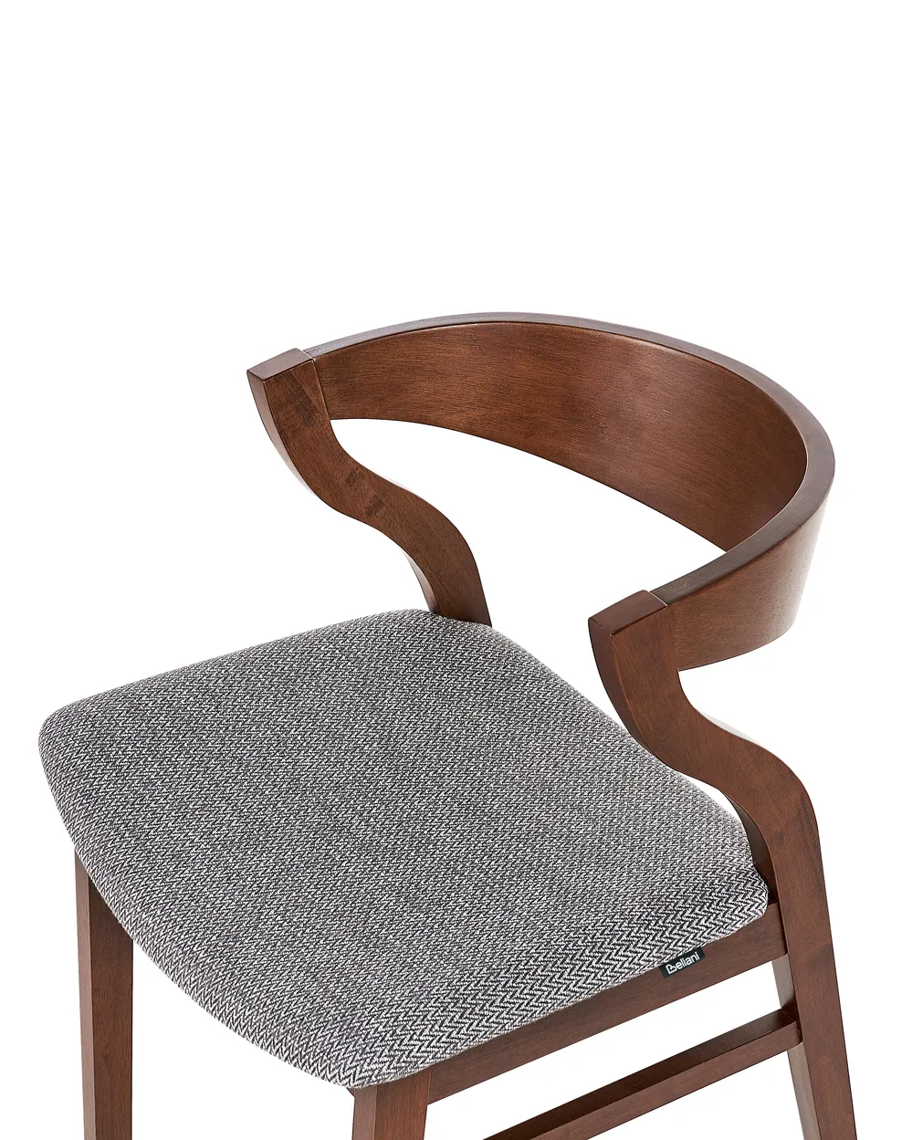 Set of 2 Dining Chairs MAROA Wood Light Grey_837240