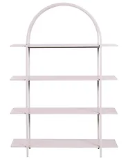 4 Tier Bookcase FREMANTLE 173 cm Beige_1187960