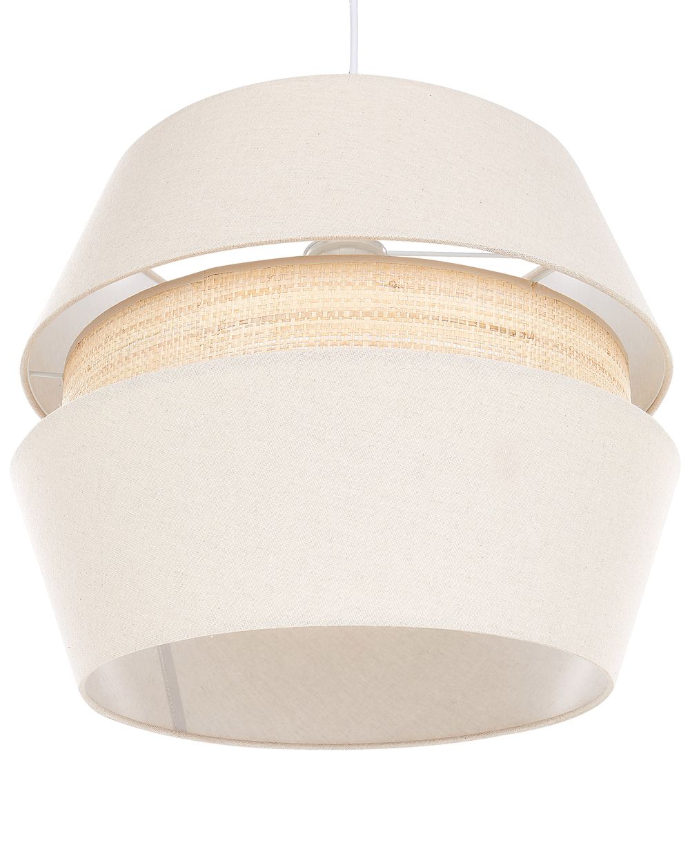Hanglamp ATOYAC Kunstlinnen Beige