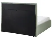 Ottoman Bed LORIENT Boucle Green 140 x 200 cm (EU Double)_1040291