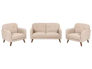 Living Room Set 4 Seater ETTRUM Boucle Beige_1113412