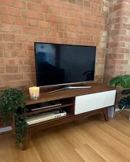 TV Stand BUFFALO Brown/ White_1085501