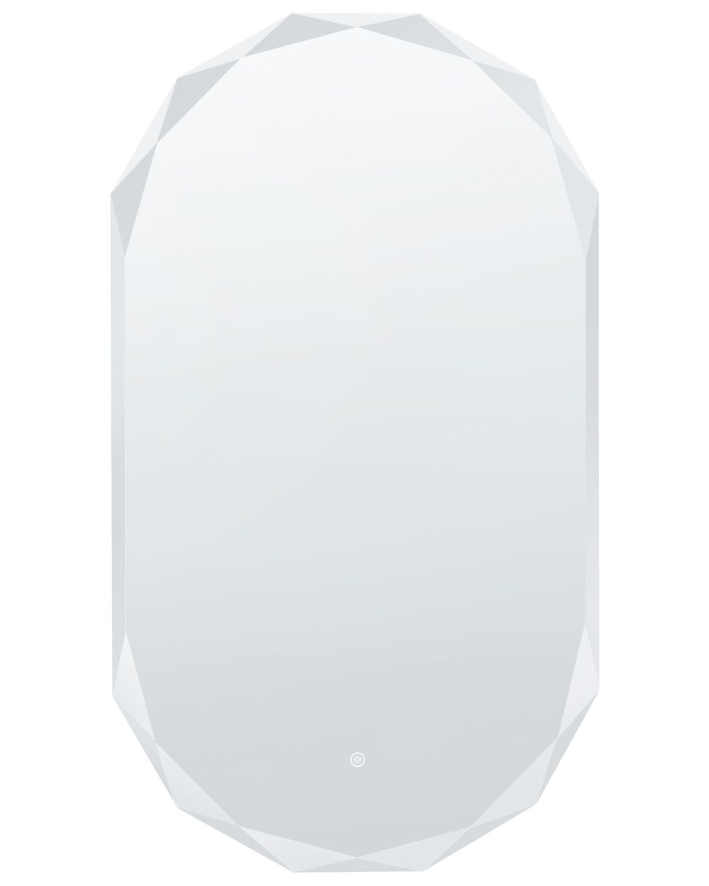 Kopalniško ogledalo LED ANIZY 62 cm 110 cm Silver