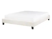 Bed without Headboard Boucle ROANNE 140 x 200 cm (EU Double) Light Beige_903078