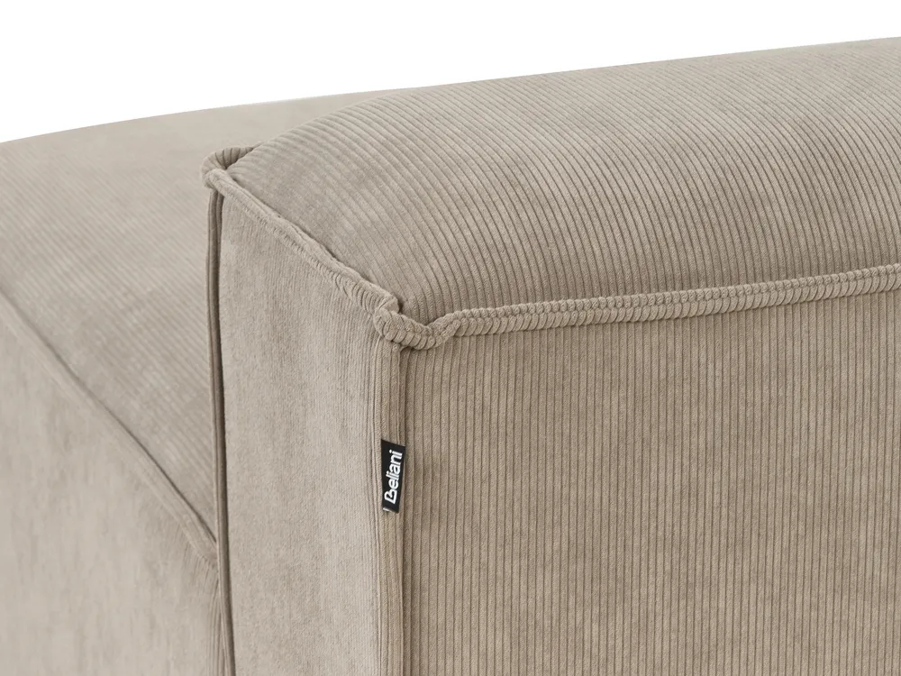 Linksseitige Chaiselongue ARDAL Cord Hellbraun_940643
