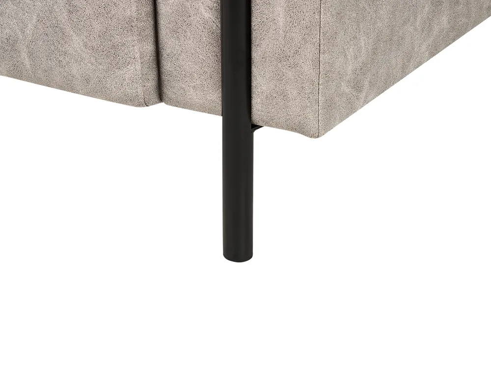 Sofa 3 Seater ASKIM Fabric Light Grey_917614