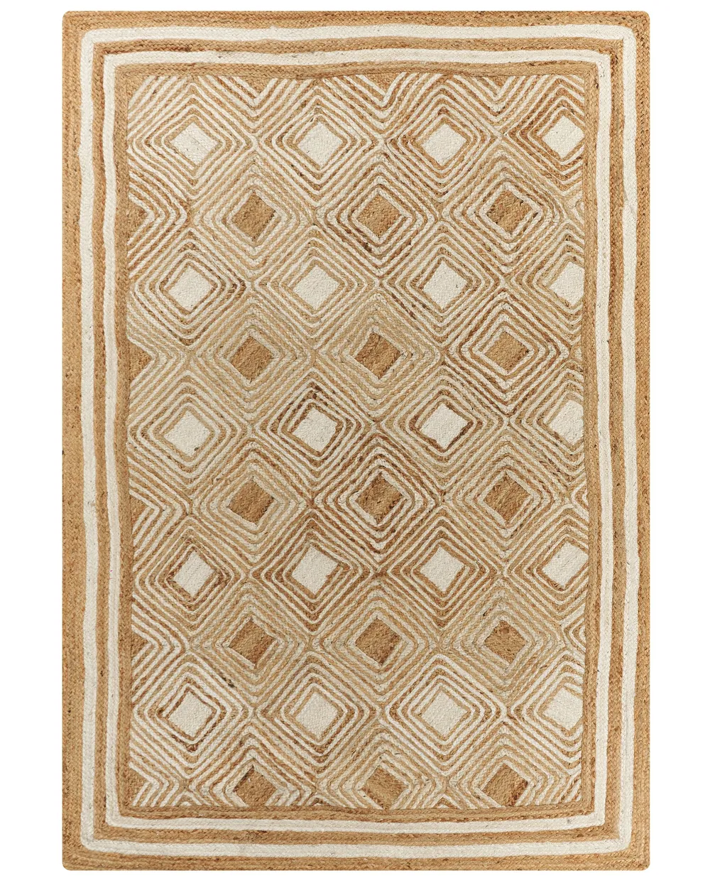 Teppich MENGEN Beige 160 x 230 cm Jute_943452