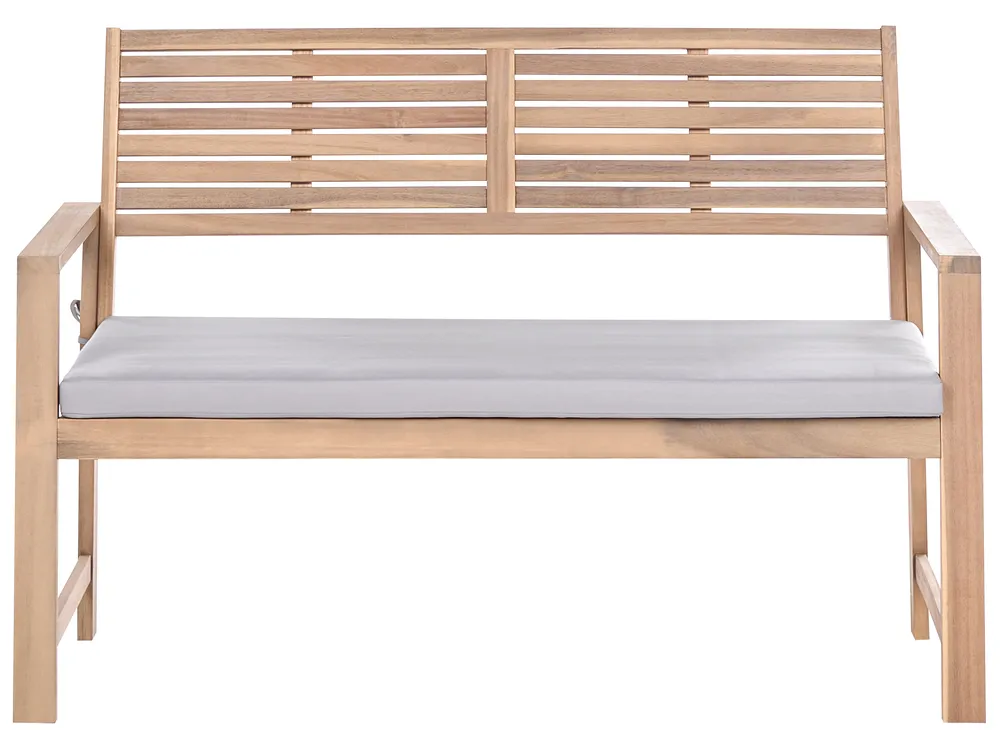 Lounge Set mit Tisch 4-Sitzer FIAMES zertifiziertes Akazienholz Grau_1049533