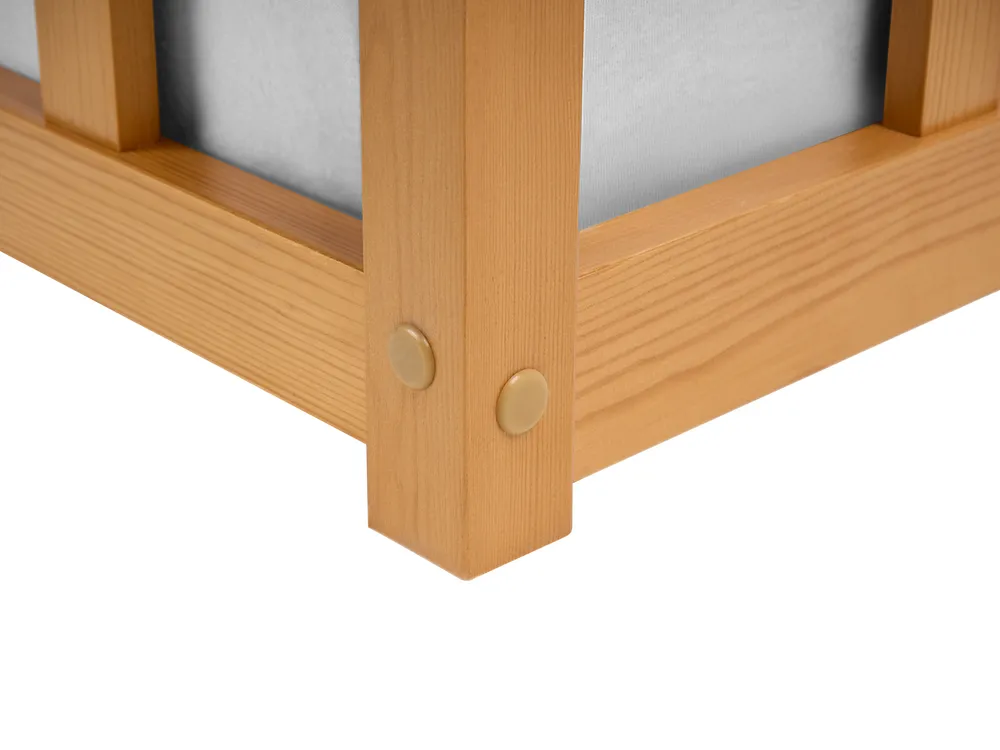 Kids Bed Pine Wood MEYMAC 90 x 200 cm (EU Single) Brown_1051215
