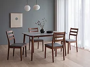 Esstisch MODESTO Grau 120 cm 80 cm Holz_1149663