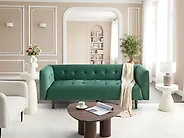 Sofa 3-Sitzer BYSKE Stoff Grün_1184030