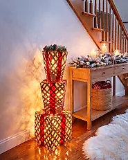 Christmas Decoration LED HUMPPILA 87 cm Christmas Gifts Brown_1179203