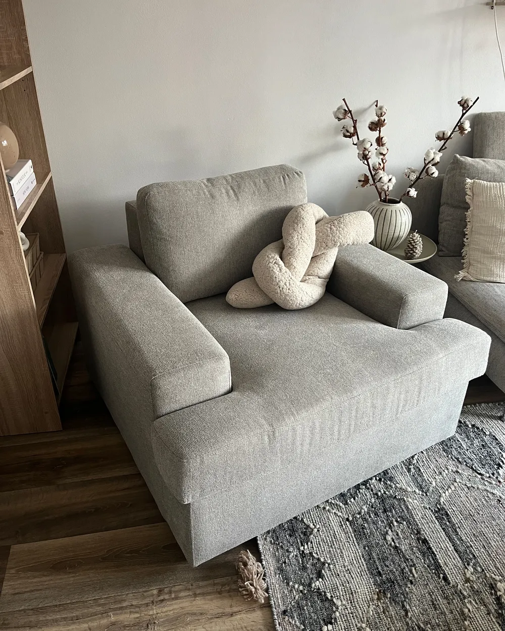 Sessel ALLA Stoff Hellgrau_967263