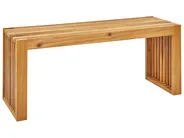 Gartenmöbel Set mit Bänken 4-Sitzer BELLANO Akazienholz Braun_922084