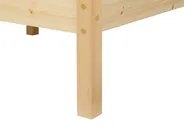 Bed Pine Wood GIVERNY 160 x 200 cm (EU King Size) Light Brown_918176