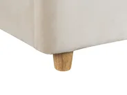 Ottoman Bed BATILLY Velvet Light Beige 160 x 200 cm (EU King Size)_830116