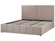 Bett mit Stauraum CASTELNAVET Stoff Taupe 180 x 200 cm_972936